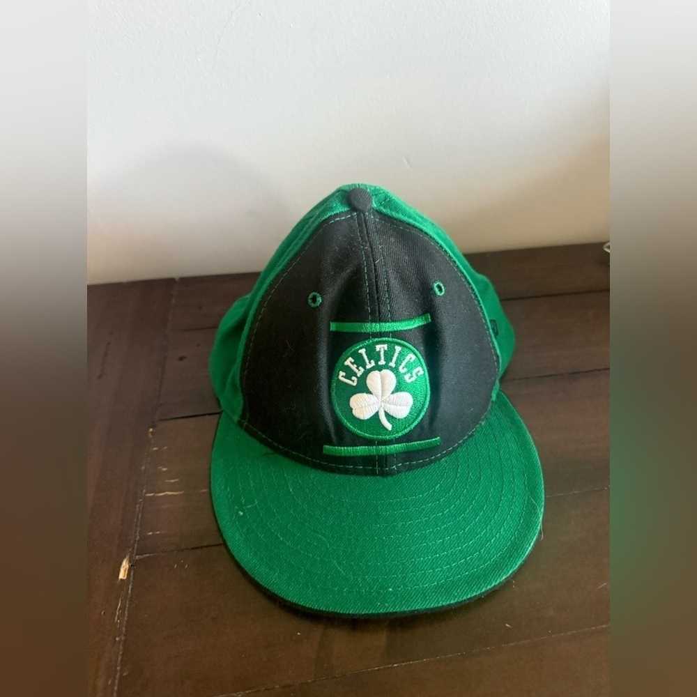 Boston Celtics New Era Hardwood Classics Fitted Hat – Size 7 1/8